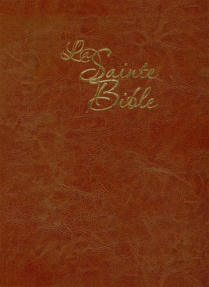 BIBLE SEGOND 1910 A GROS CARACTERES MARRON TR. OR ONGLETS