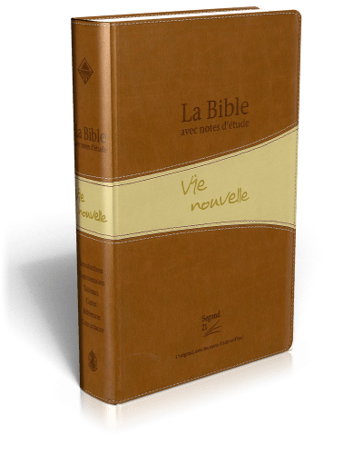 BIBLE SEGOND 21 VIE NOUVELLE SOUPLE DUO BRUNE AVEC BOÎTIER