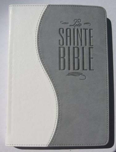 BIBLE SOUPLE DUO BLANC/GRIS - 325