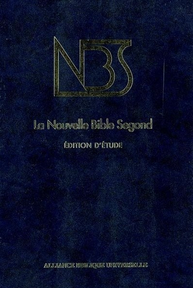 BIBLE NBS ETUDE RIGIDE MARINE