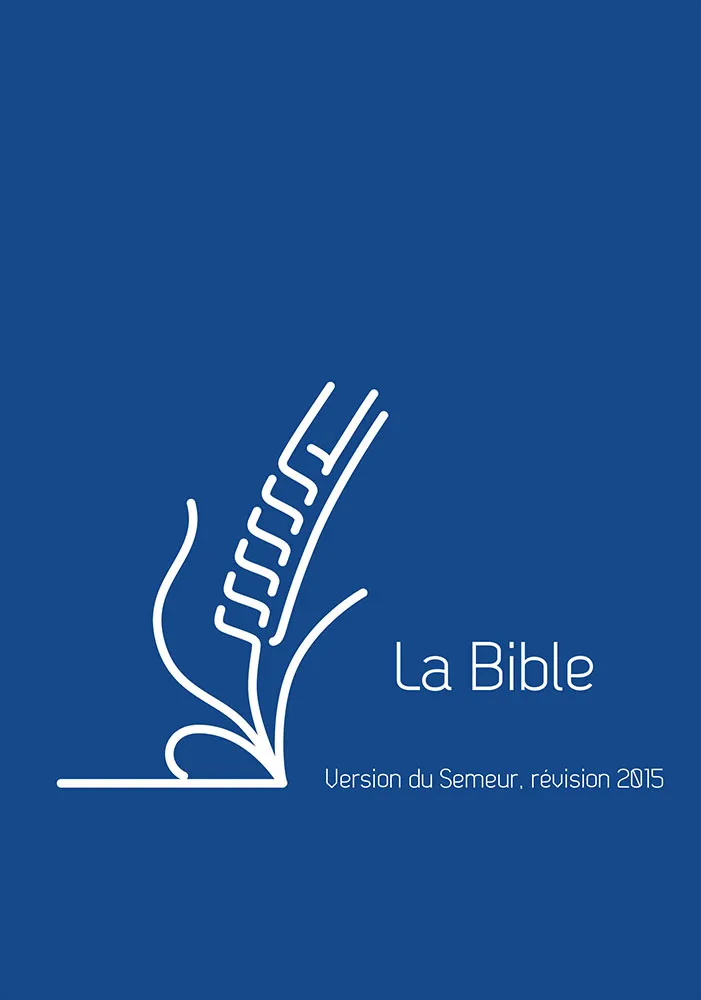 BIBLE SEMEUR FORMAT POCHE COUVERTURE SOUPLE VIVELLA BLEUE + ZIP