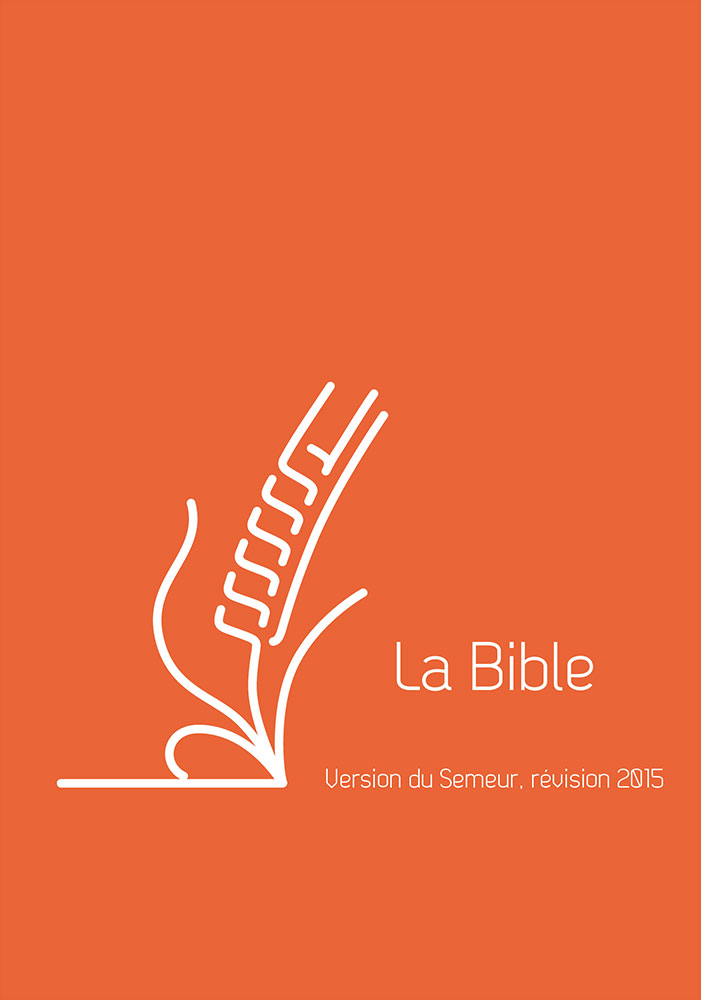BIBLE SEMEUR 2015 LIN ORANGE RIGIDE
