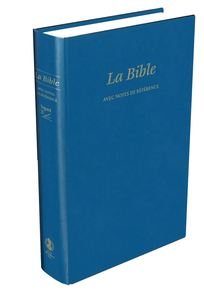 BIBLE SEGOND 21 RIGIDE COUVERTURE RIGIDE BLEU - SKYVERTEX