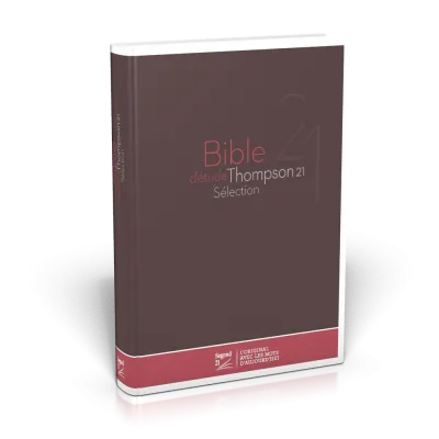 BIBLE ETUDE THOMPSON 21 SELECTION RIGIDE