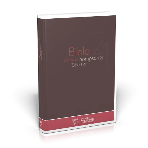 BIBLE ETUDE THOMPSON 21 SELECTION RIGIDE
