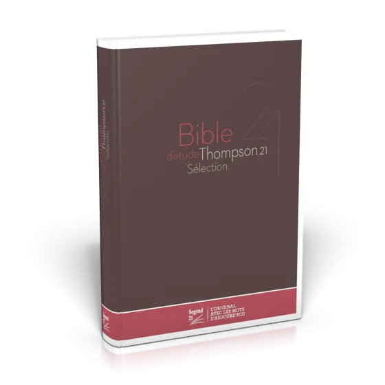BIBLE ETUDE THOMPSON 21 SELECTION RIGIDE