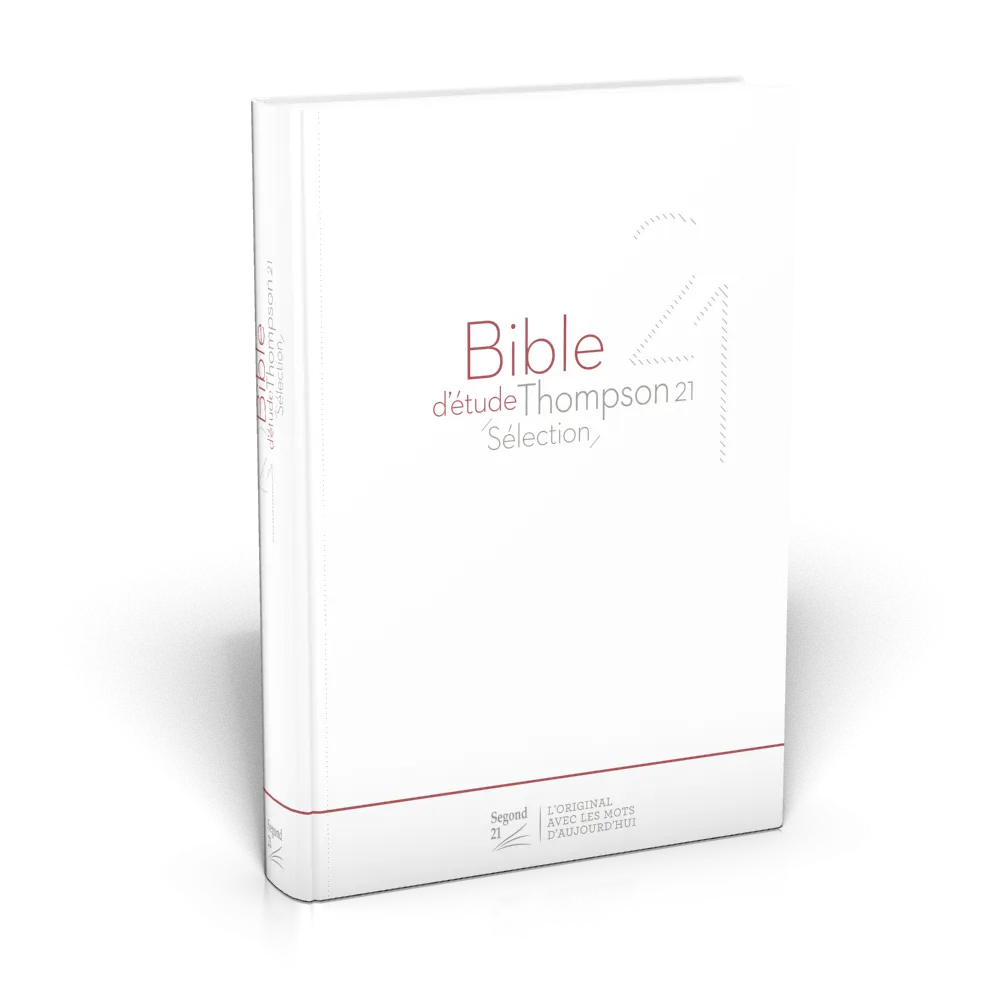 BIBLE ETUDE THOMPSON 21 SELECTION SOUPLE BLANCHE