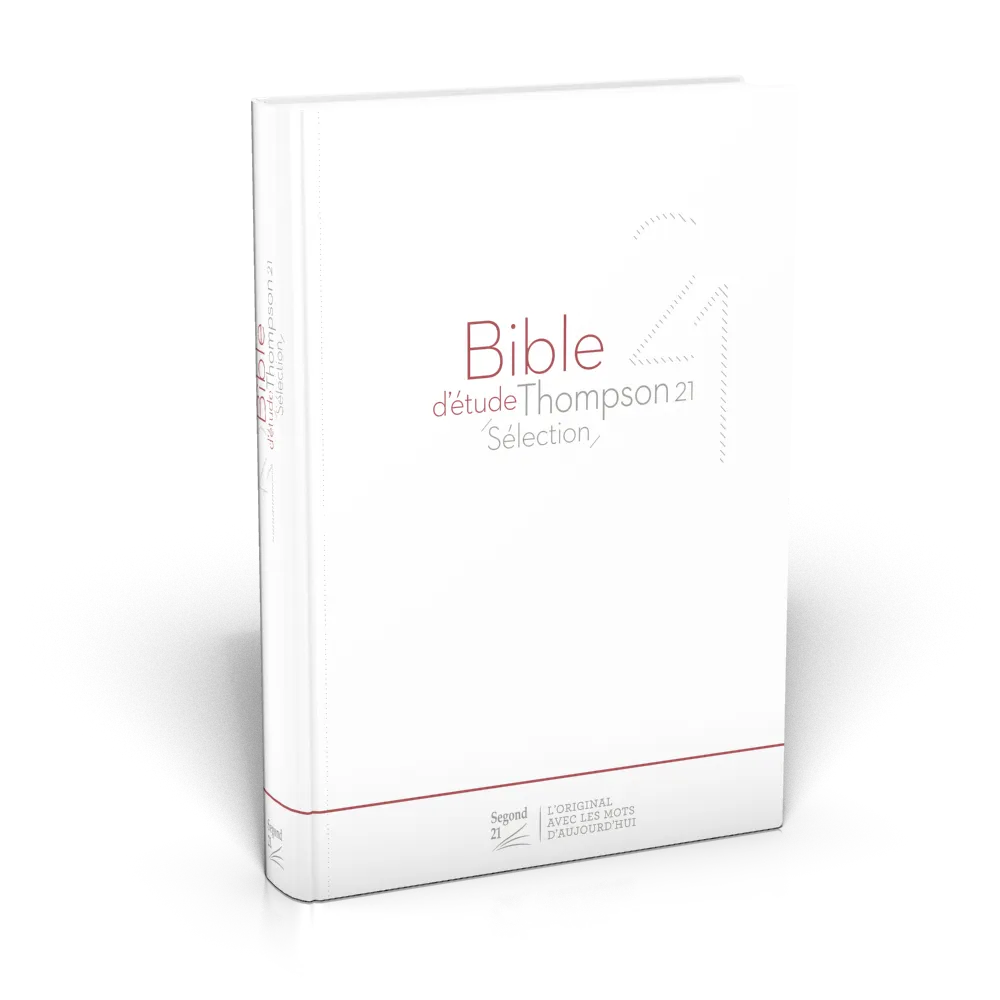 BIBLE ETUDE THOMPSON 21 SELECTION SOUPLE BLANCHE