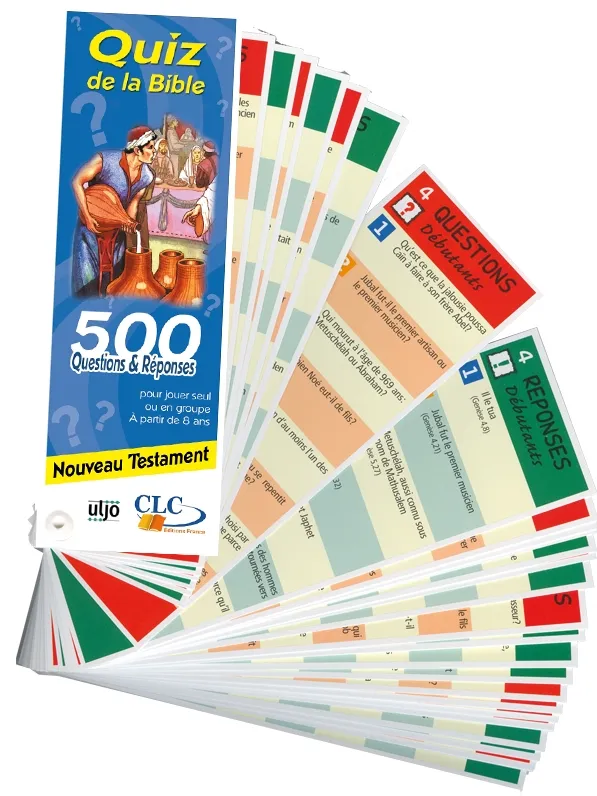 QUIZZ DE LA BIBLE - NOUVEAU TESTAMENT - 500 QUESTIONS ET REMPONSES