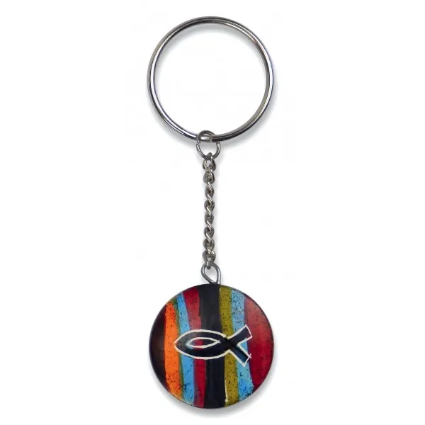 PORTE CLE ICHTUS EN STEATITE