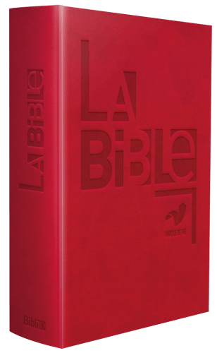 BIBLE PAROLE DE VIE COMPACT SEMI-RIGIDE SIMILICUIR ROUGE APOCRYPHE