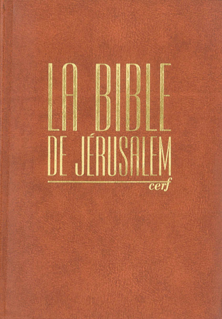 BIBLE DE JERUSALEM COMPACTE SOUPLE OCRE AVEC NOTES