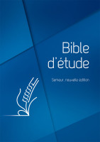 BIBLE ETUDE SEMEUR 2018 RIGIDE BLEU TRANCHE BLANCHE