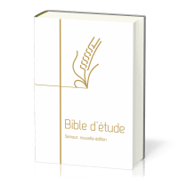 BIBLE ETUDE SEMEUR 2018 RIGIDE BLANCHE TRANCHE DOREE