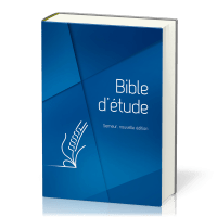 BIBLE ETUDE SEMEUR 2018 RIGIDE BLEU TRANCHE BLANCHE