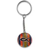 PORTE CLE ICHTUS EN STEATITE