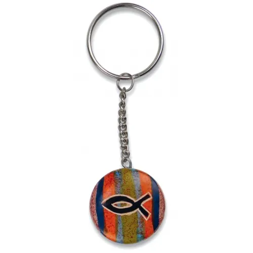 PORTE CLE ICHTUS EN STEATITE