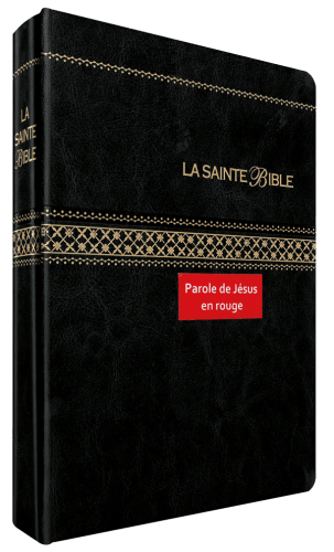 BIBLE SEGOND 1910 ONGLETS - PAROLES DE JESUS EN ROUGE