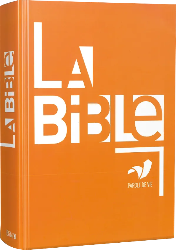 BIBLE PAROLE DE VIE GRAND FORMAT ORANGE