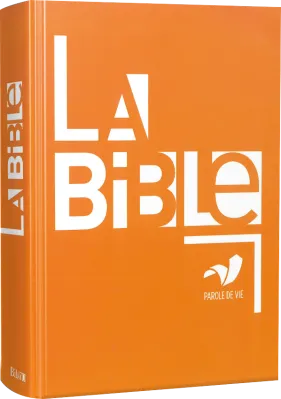 BIBLE PAROLE DE VIE GRAND FORMAT ORANGE