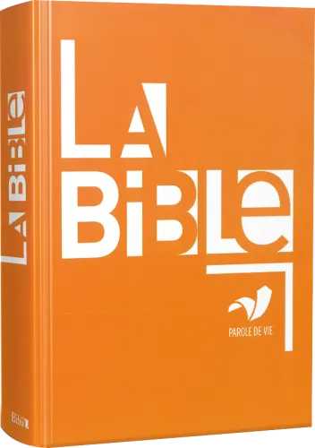 BIBLE PAROLE DE VIE GRAND FORMAT ORANGE