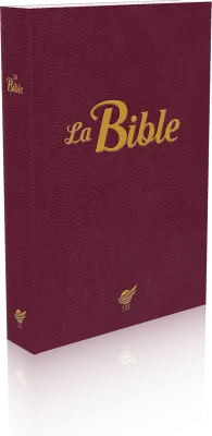 BIBLE SEGOND 1910  SOUPLE GRENAT - PAROLES DE JESUS EN ROUGE