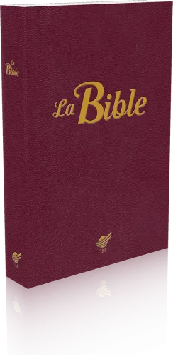 BIBLE SEGOND 1910  SOUPLE GRENAT - PAROLES DE JESUS EN ROUGE