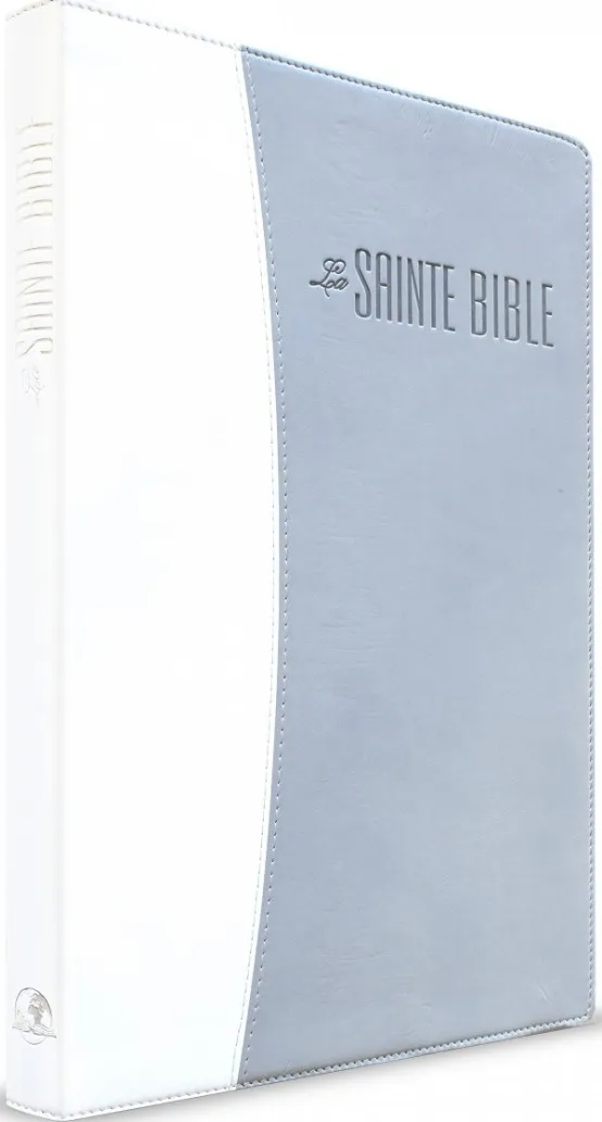 BIBLE CONFORT SOUPLE DUO BLANC/GRIS - 52X