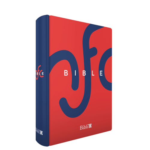 BIBLE NFC RIGIDE BLEU SANS DEUTEROCANONIQUE