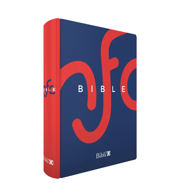 BIBLE NOUVELLE FRANCAIS COURANT RIGIDE ROUGE AVEC DEUTEROCANONIQUE