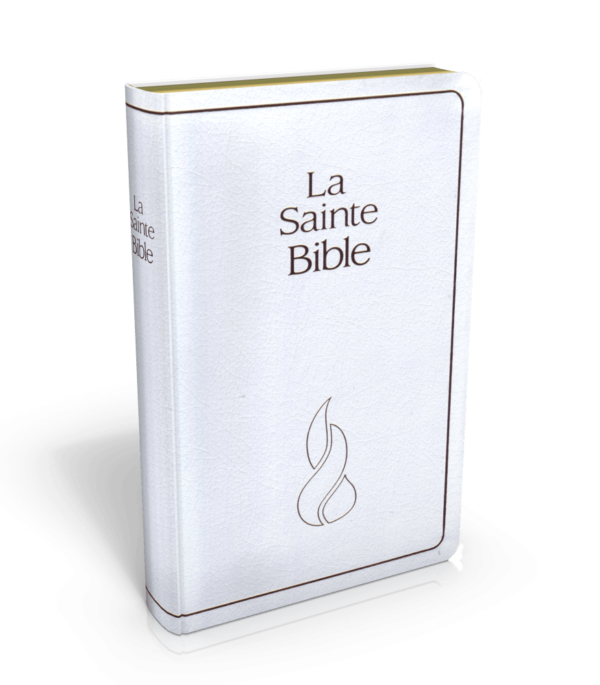 BIBLE SEGOND NEG COMPACT FIBROCUIR BLANC, TR.OR