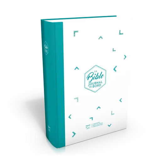 BIBLE SEGOND 21 JOURNAL DE BORD RIGIDE ILLUSTREE BLEUE