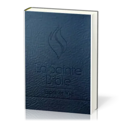 BIBLE ESPRIT ET VIE SEGOND 1910 - DELUX CUIR, ONGLETS, TRANCHE ARGENT, ONGLETS