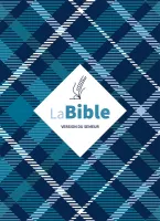 BIBLE SEMEUR 2015 SOUPLE TEXTILE TISSU CARREAU TRANCHE BLANCHE