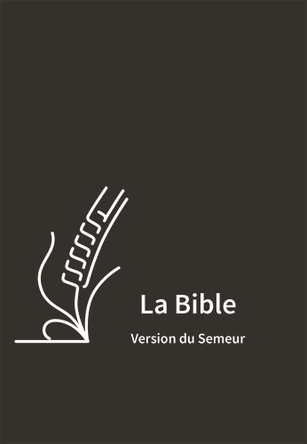 BIBLE SEMEUR 2015 SOUPLE SKIVERTEX NOIRE AVEC ZIP