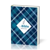 BIBLE SEMEUR 2015 SOUPLE TEXTILE TISSU CARREAU TRANCHE BLANCHE