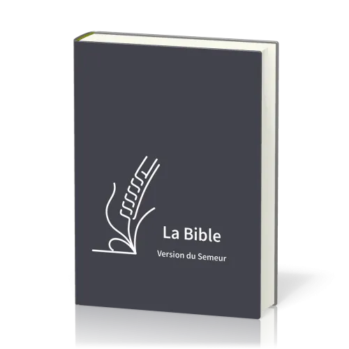 BIBLE SEMEUR 2015 SOUPLE TEXTILE BLEUE TRANCHE BLANCHE