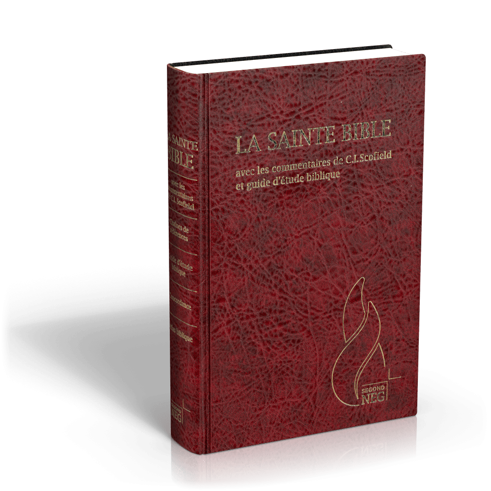 BIBLE SCOFIELD RIGIDE GRENAT
