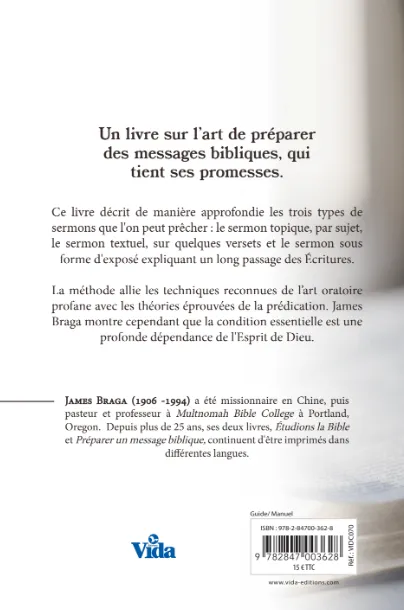 COMMENT PREPARER UN MESSAGE BIBLIQUE - NOUVELLE EDITION