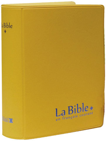 BIBLE EN FRANCAIS COURANT MINI. VINYL SAFRAN