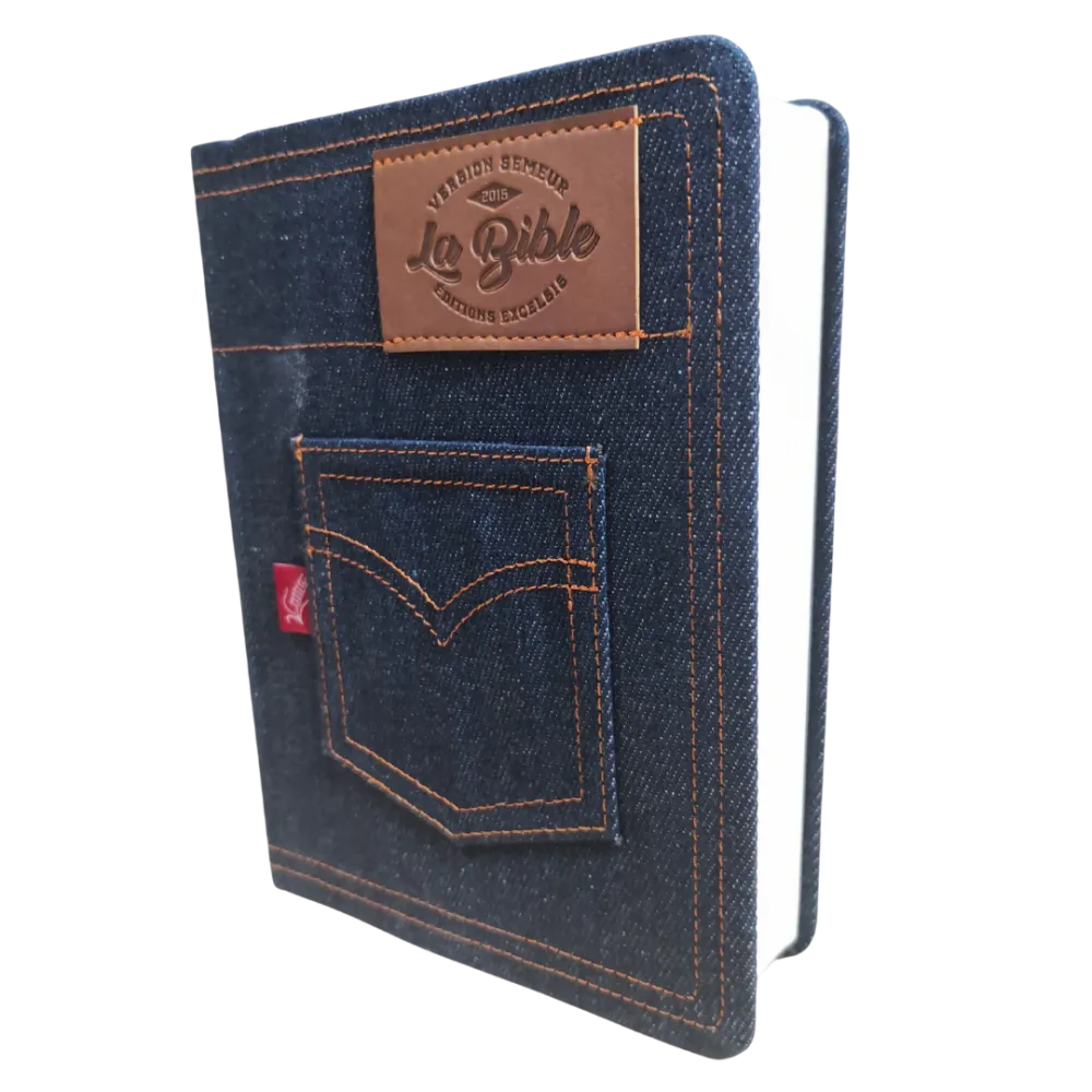 BIBLE SEMEUR 2015 SOUPLE JEANS TRANCHE BLANCHE