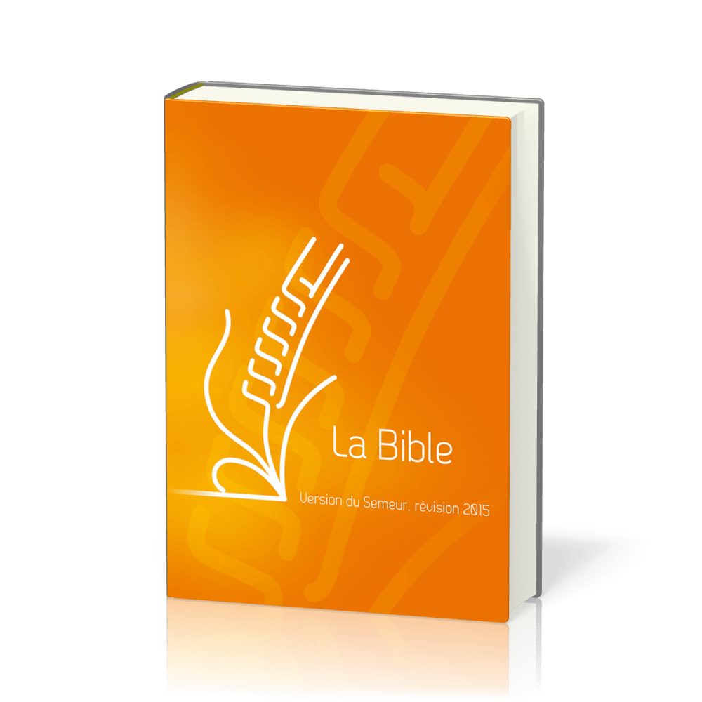BIBLE SEMEUR 2015 ORANGE RIGIDE