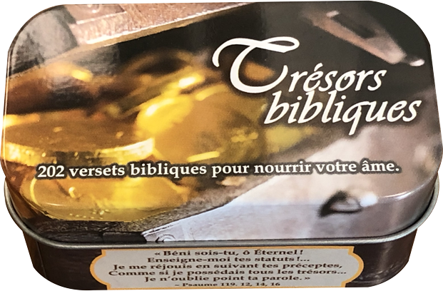 TRESORS BIBLIQUES - COFFRET VERSETS BIBLIQUES