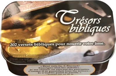 TRESORS BIBLIQUES - COFFRET VERSETS BIBLIQUES