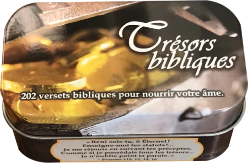 TRESORS BIBLIQUES - COFFRET VERSETS BIBLIQUES