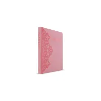 BIBLE SOUPLE ROSE MOTIF DENTELLE  - 872
