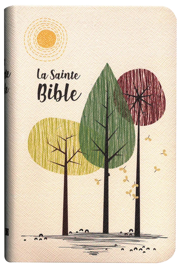 BIBLE SEGOND 1910 SIMILICUIR SOUPLE BEIGE ARBRE TR. OR