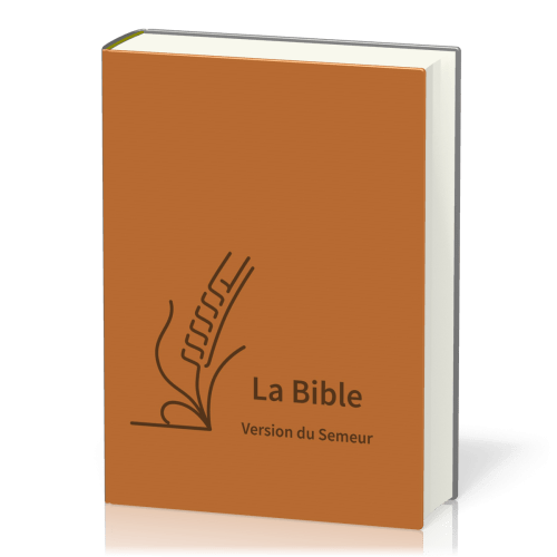 BIBLE SEMEUR 2015 GROS CARACTERES SEMI SOUPLE TEXTILE BRUN