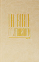 BIBLE DE JERUSALEM COMPACTE RELIEE BLANCHE TRANCHES OR