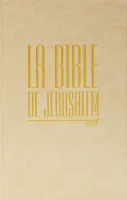 BIBLE DE JERUSALEM COMPACTE RELIEE BLANCHE TRANCHES OR